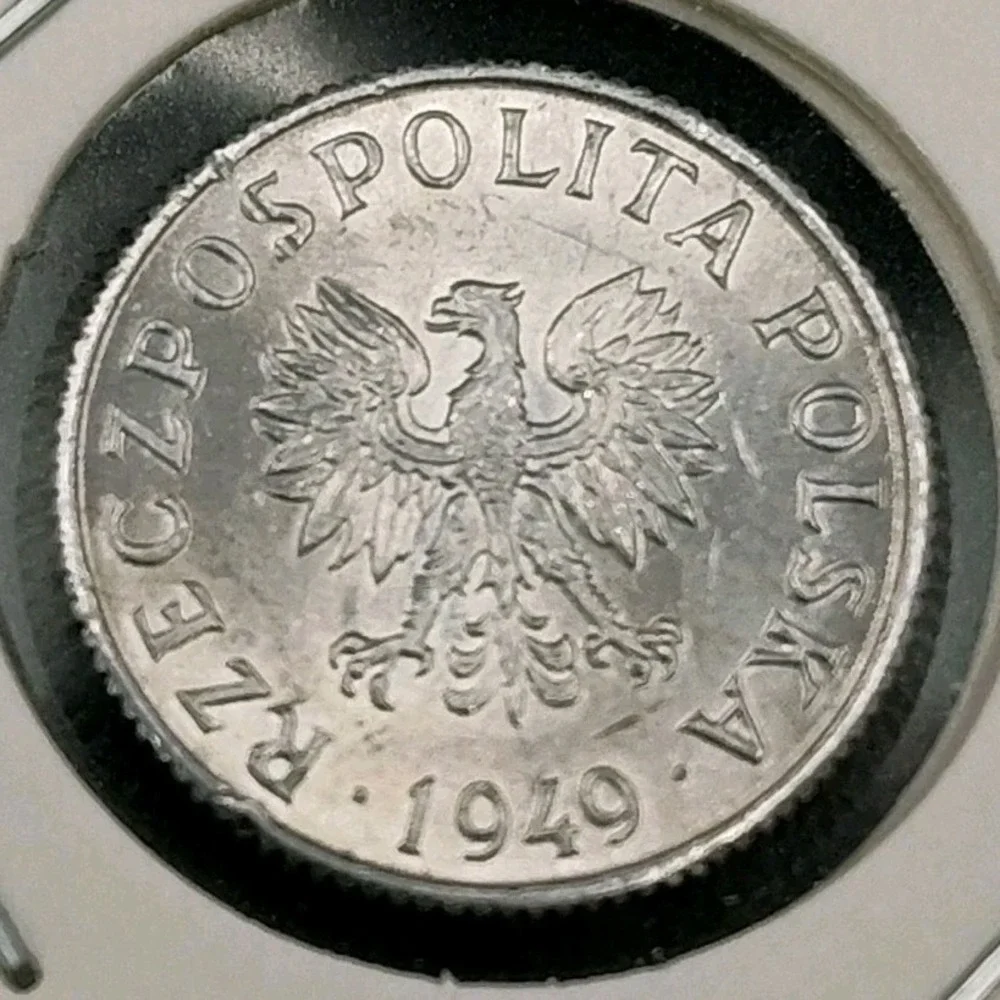 1949 Poland 1 Grosz Coin Collectable Used-Great Condition‎ VTG SEE BR1.1GA-4030